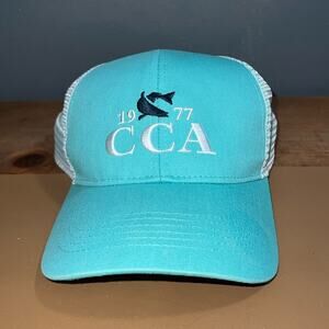 CCA Fisherman mint blue trucker snapback mesh Hat cap adjustable headwear